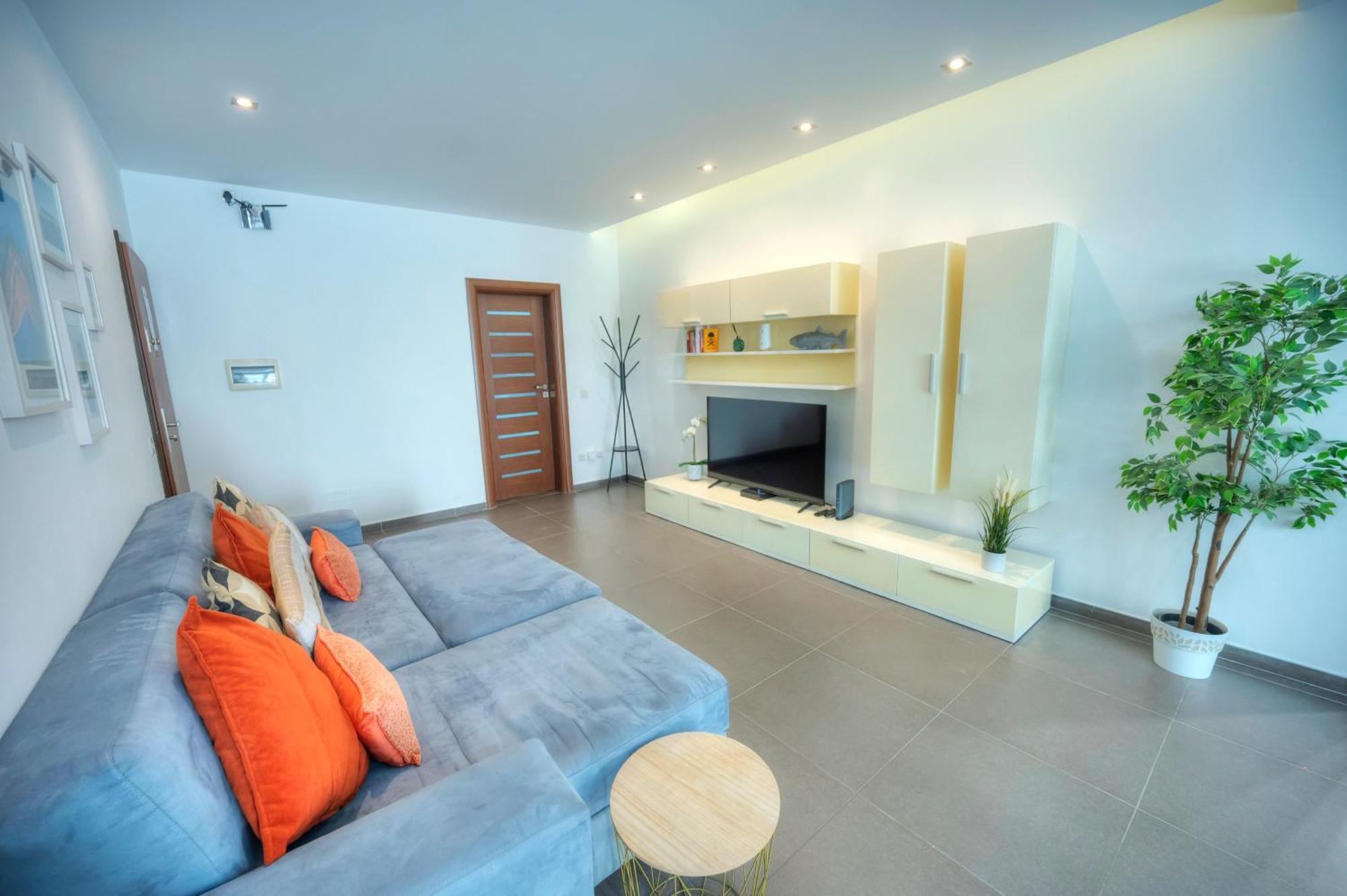 Bright & Large 2Bedrooms In Sliema Center Mpor1-1 Luaran gambar