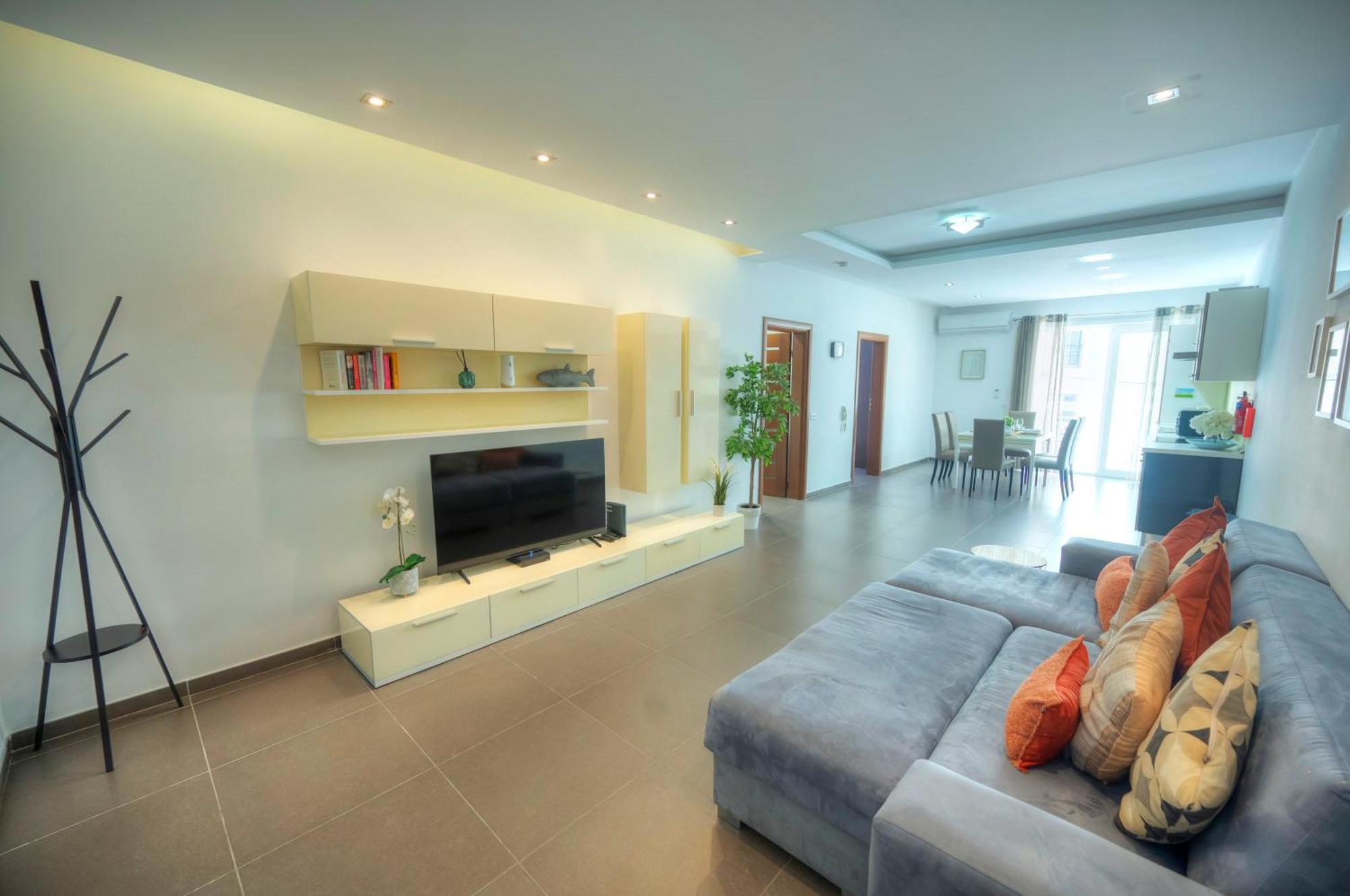 Bright & Large 2Bedrooms In Sliema Center Mpor1-1 Luaran gambar